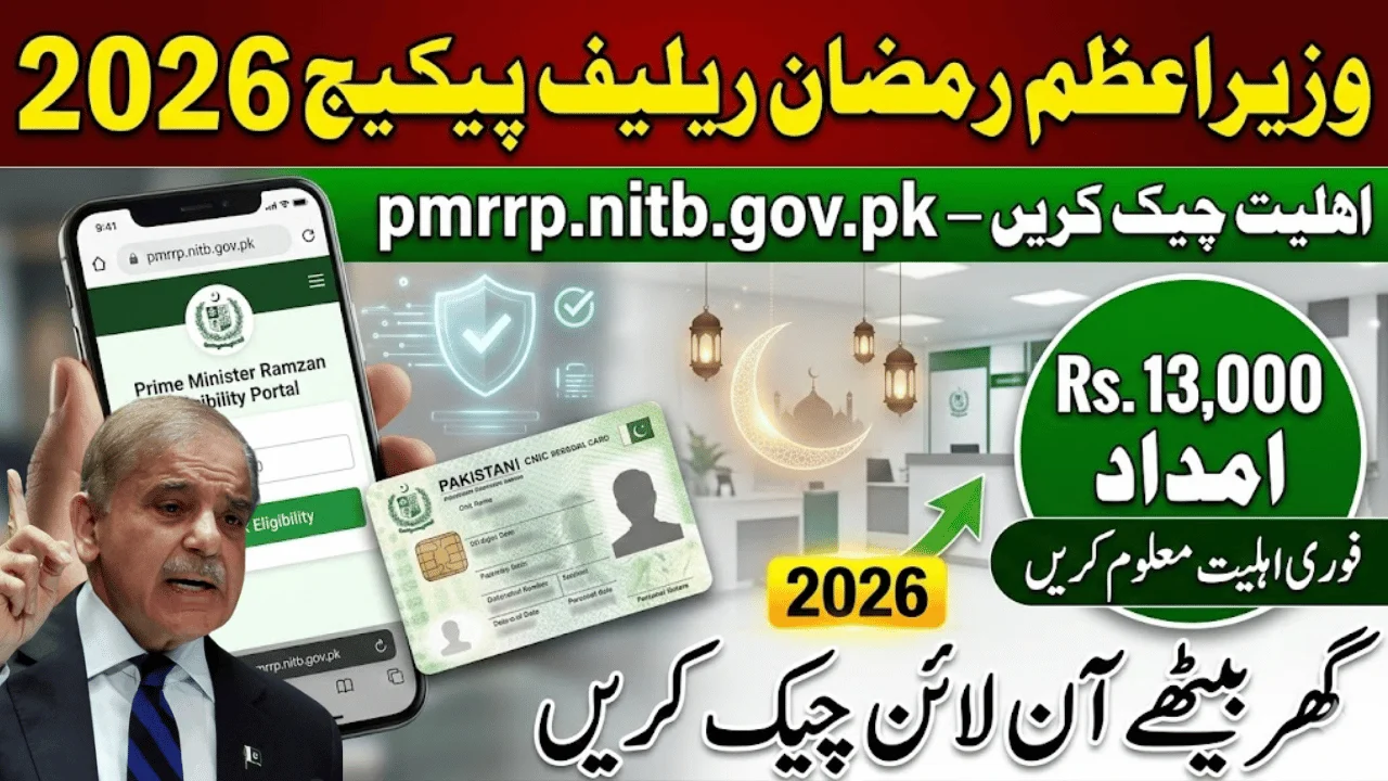 pmrrp.nitb.gov.pk – Prime Minister Ramzan Relief Package (pmrrp) 2026 Eligibility Criteria