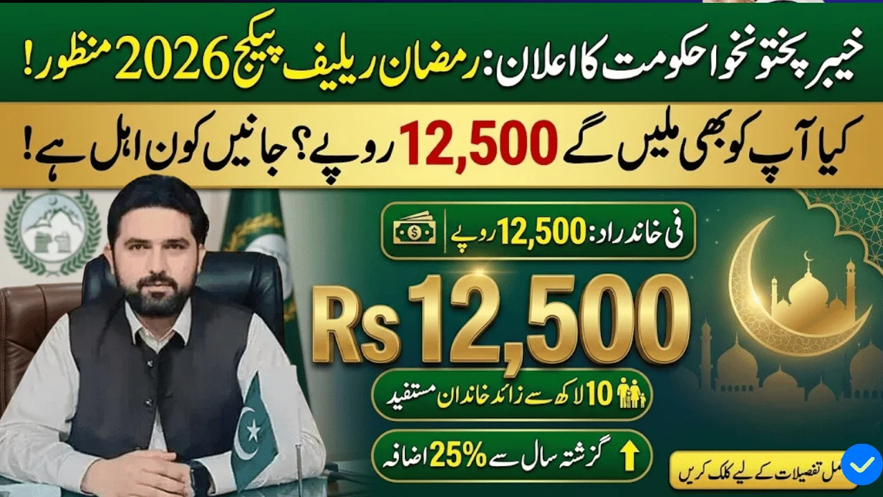 KP Ramadan Relief Package 2026 Approved – Rs 12,500 for 1.06 Million Families