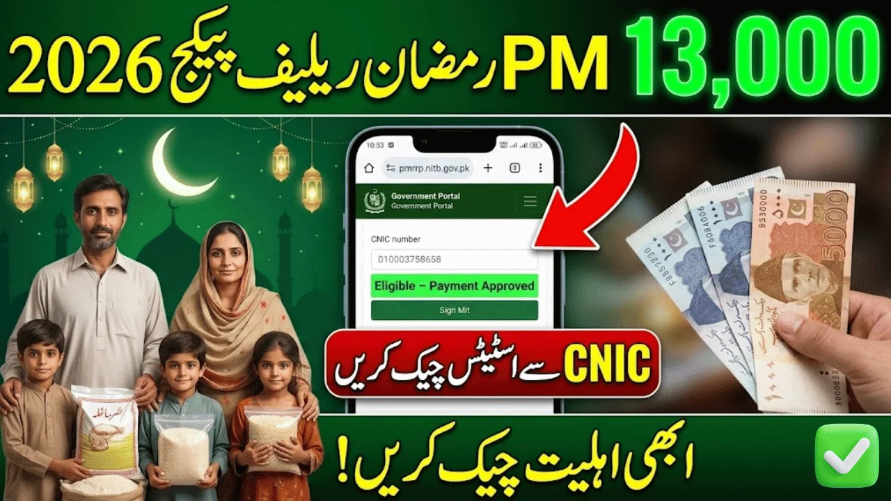 CM Punjab 10000 Ramzan Package 2026 – Eligibility, 8070 Status Check ...